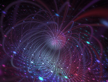Abstract, Fractal, Ball, Glow, Points, Point, Thread, Threads HD wallpaper