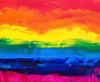 Abstract, colorful, horizon stains, abstract HD wallpaper