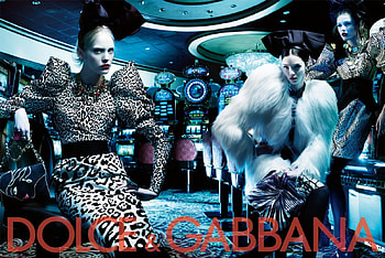 Dolce & Gabbana F/W09.10 04, fashion, edita vilkeviciute, ad campaign, steven klein, dolce and gabbana, heidi mount, mariacarla boscono HD wallpaper