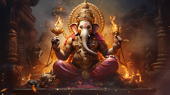Ganesh Chaturthi, Ganesh, religious, hinduism HD wallpaper