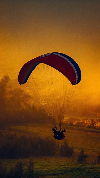 Paragliding sport, Misc paraglider, , Android backgrounds HD phone wallpaper