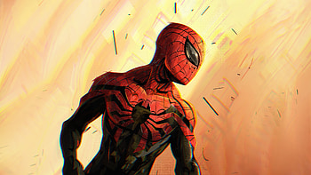 Spider Man In Vivid Colors, spiderman, artwork, artist, digital-art, superheroes HD wallpaper