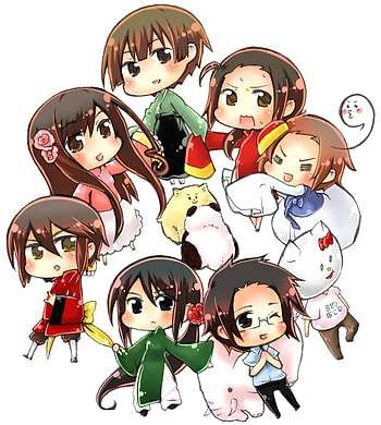Tags: Axis Powers: Hetalia, Taiwan, Japan, Hong Kong, China HD phone wallpaper