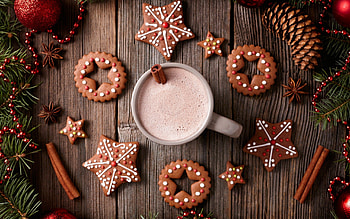 Gingerbread Cookies, Christmas HD wallpaper