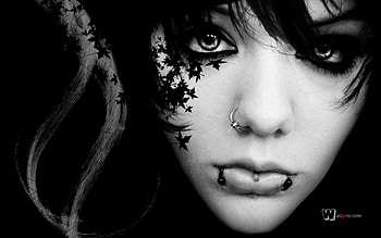 goth girl, goth, girl, black HD wallpaper