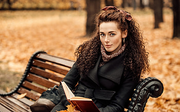 Model, girl, women, curly HD wallpaper