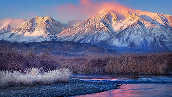 Snowy mountain peaks, , Nature's beauty, scenery HD wallpaper