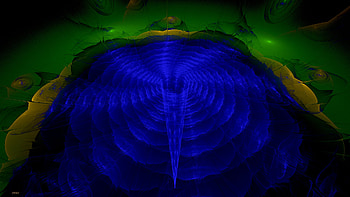 Baby black-hole, blue, black-hole, feathers, abstract, fractals, , emma HD wallpaper