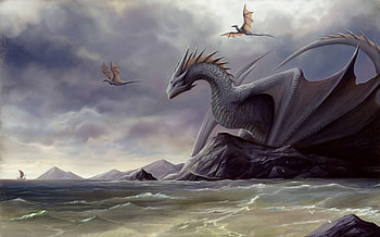 Dragon Digital Art Fantasy, dragon, fantasy, artist, artwork, digital-art, deviantart HD wallpaper
