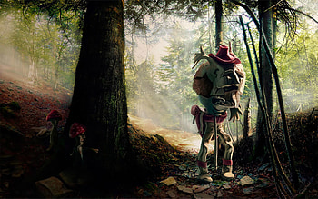 Toy Scary Forest HD wallpaper