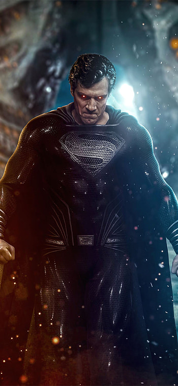 justice league superman black suit 12 , Superman HD phone wallpaper