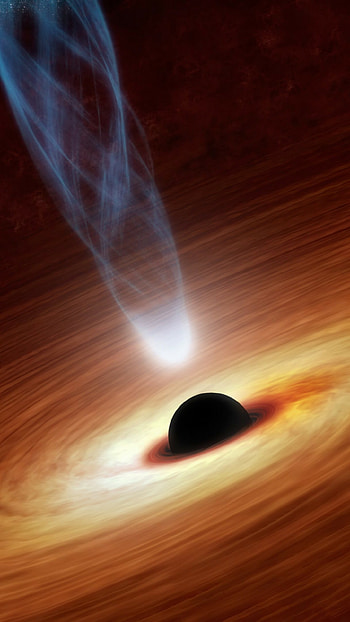 Black hole , Cosmic abyss, Mysterious space phenomenon, Stunning view HD phone wallpaper