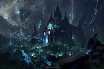 Dark castle, castle, fantasy, night, halloween, julian bauer, luminos, dark HD wallpaper