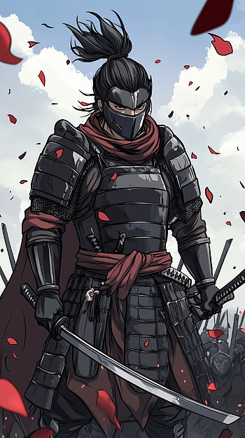 Samurai Warrior: A Bold , samurai, warrior, armor HD phone wallpaper