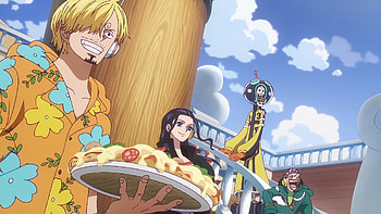 Anime, One Piece, Sanji (One Piece), Nico Robin, Brook (One Piece) HD wallpaper