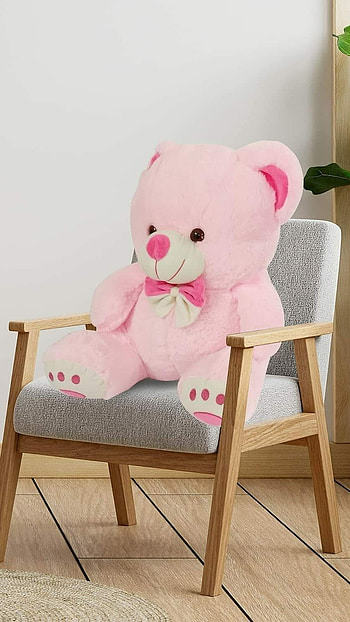 Cute Teddy, Sitting On Chair, teddy HD phone wallpaper