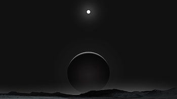 Planet Dark Black Moon , planet, dark, moon, artist, artwork, digital-art HD wallpaper