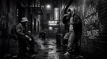 — Midnight Urban Hip-Hop, Hip Hop, Rapper, Alley, Graffiti, Micro HD wallpaper