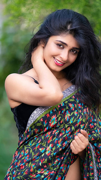 Aditi prabhudeva, kannada actress, saree beauty HD phone wallpaper