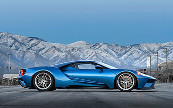 2017 Ford GT, blue, ford, cars, 2017, gt HD wallpaper