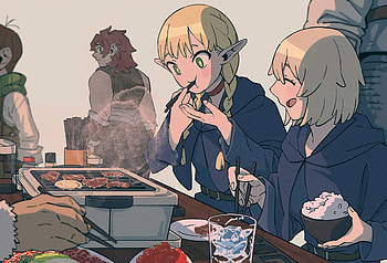 Marcille & Falin, Anime, Delicious in Dungeon, Marcille Donato HD wallpaper