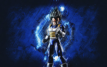 Vegeta, Dragon Ball, portrait, blue stone background, Dragon Ball characters, anime characters, Vegeta character, japanese manga, Dragon Ball Super, Vegeta Dragon Ball HD wallpaper