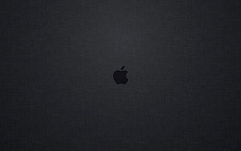 Tiny Apple Logo Dark, Black MacBook Pro HD wallpaper