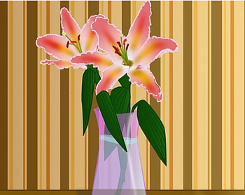 Flowers and Vase, vase, flowers, abstract HD wallpaper