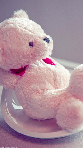 Pink Teddy Bear, Teddy, Toy HD phone wallpaper