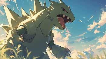 Epic Tyranitar : Roaring through the Anime Skies, Anime, Pokemon, Tyranitar (Pokémon) HD wallpaper