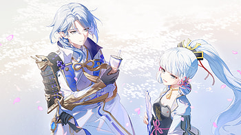 Kamisato Ayato, Kamisato Ayaka (Genshin Impact), video game, Genshin Impact HD wallpaper