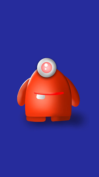 Monster red HD phone wallpaper
