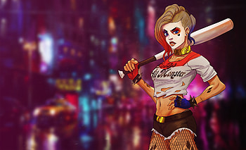 Harley Quinn Digital Arts, harley-quinn, superheroes, artist, artwork, digital-art HD wallpaper