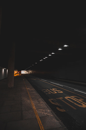 Dark, Road, Tunnel, Output, Exit HD phone wallpaper