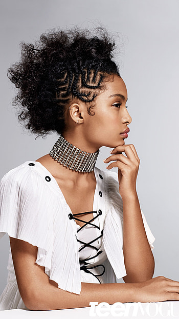 Yara Shahidi, hollywood actress, model, hairstyles HD phone wallpaper