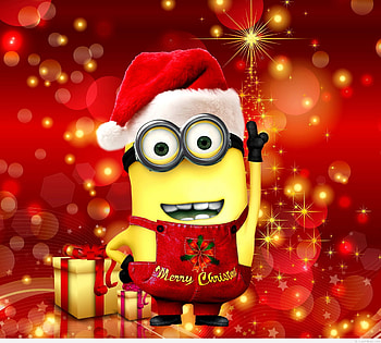 Minions Christmas HD wallpaper
