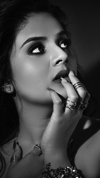 Sreemukhi, telugu actress, anchor HD phone wallpaper