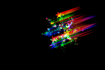 Abstract, Stars, Shine, Multicolored, Motley, Brilliance HD wallpaper