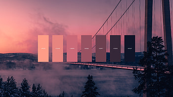 Aesthetic bridge color palette, R HD wallpaper