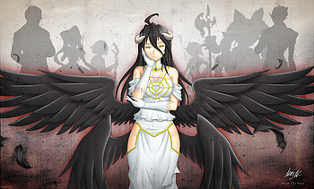 Albedo (Overlord), Anime, Aura Bella Fiora, Cocytus (Overlord), Demiurge (Overlord), Mare Bello Fiore, Sebas Tian, Shalltear Bloodfallen HD wallpaper