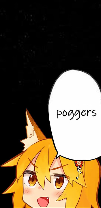 Senko PogChamp, fiction, poggers, cute, anime HD phone wallpaper