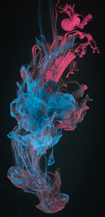 Macro, Paint, Liquid, Clots HD phone wallpaper