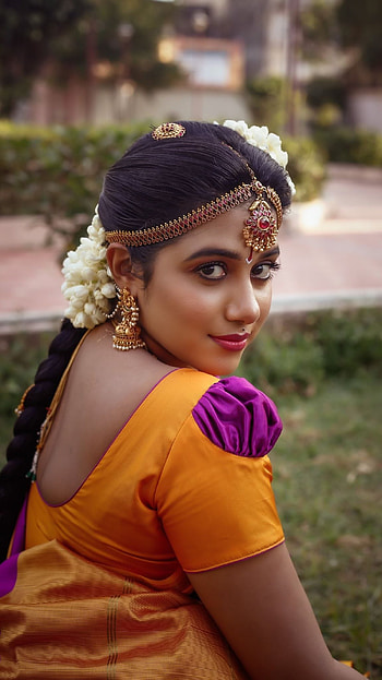 Shilpa Manjunath, tamil actress HD phone wallpaper