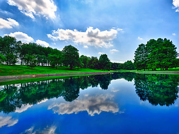Landscape, Rivers, Clouds HD wallpaper