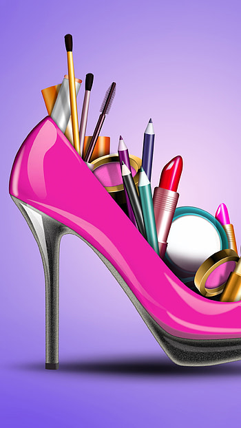 Creative color cosmetics for galaxy S6 HD phone wallpaper