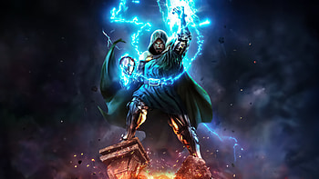 Doctor Doom Sorcerer, doctor-doom, supervillain, marvel, superheroes, artwork, digital-art, avengers-doomsday, robert-downey-jr HD wallpaper