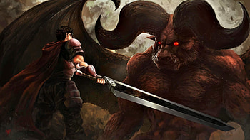 Anime - Berserk Nosferatu Zodd Guts (Berserk) Bakgrund HD wallpaper