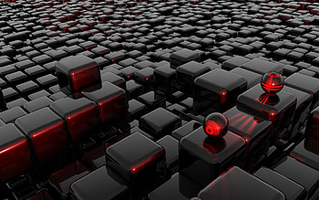 3D, Form, Glass, Balls, Cuba HD wallpaper