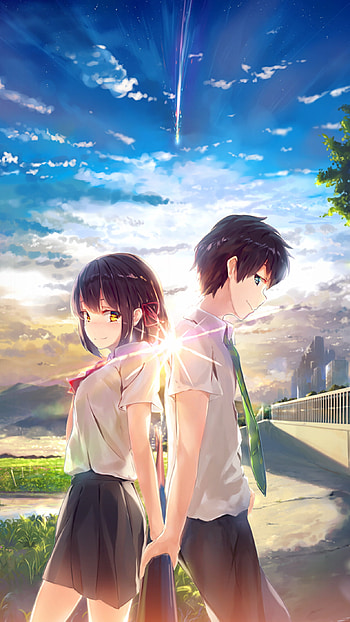 Your Name, Artistic , Sky illustration, Anime HD phone wallpaper