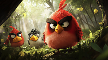 Angry Birds Cartoon: Epic Mobile Game, mobile game, Angry Birds, cartoon HD wallpaper